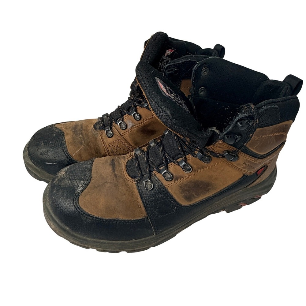 Red Wing V-Series 3519 Mens Brown Leather Composite Toe Waterproof Work Boots 12